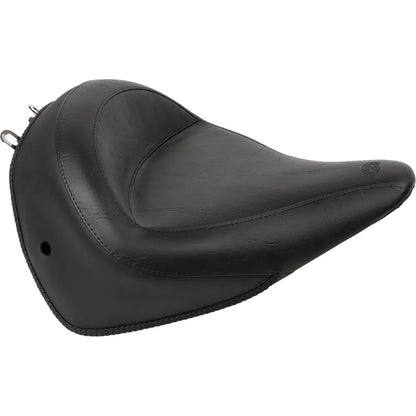 Asiento vintage ancho de vinilo individual