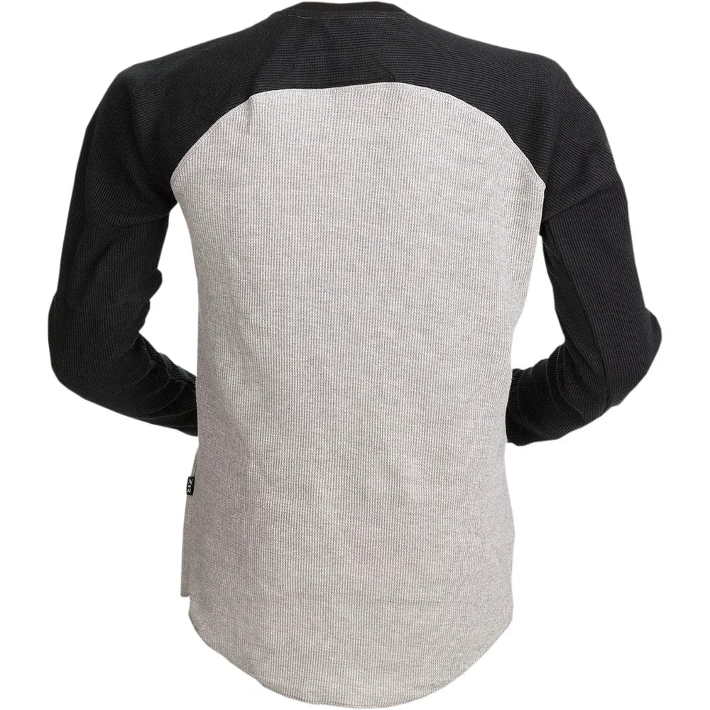 Playera de punto de manga larga tipo gofre