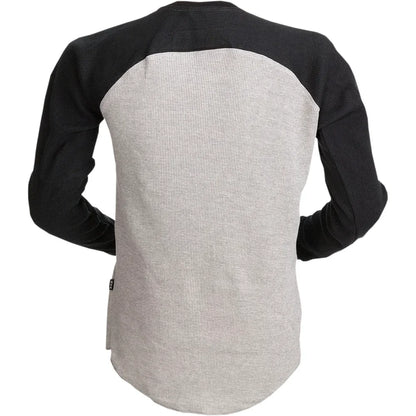 Playera de punto de manga larga tipo gofre
