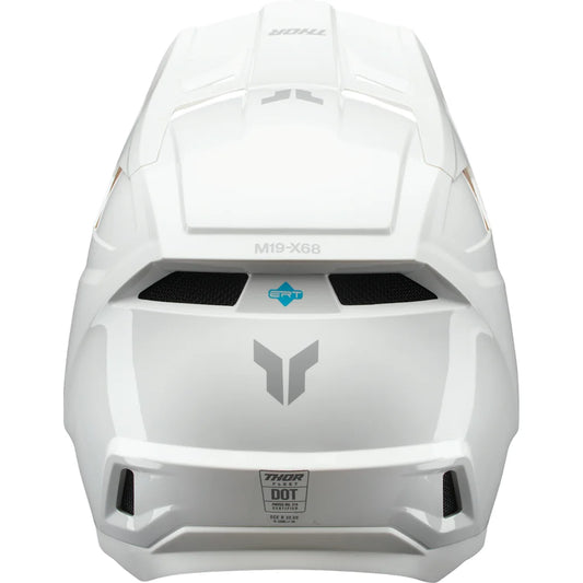 Casco juvenil fleet whiteout blanco brillante