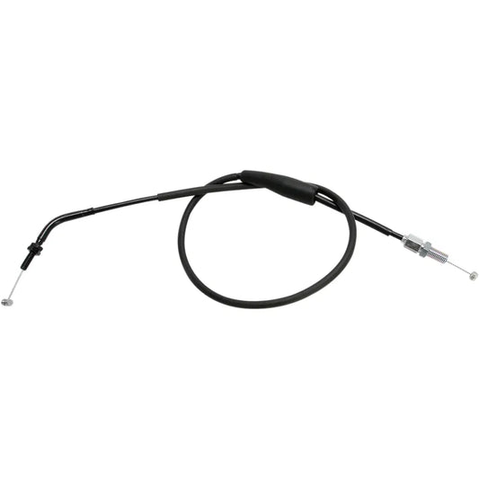 Cable del acelerador de vinilo negro.