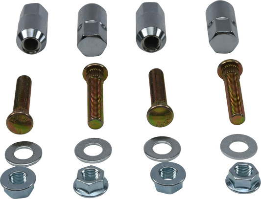 Kit de pernos/tuercas de rueda - Kit de pernos/tuercas de rueda - Delantero - Polaris RZR 570/Ranger 700/800
