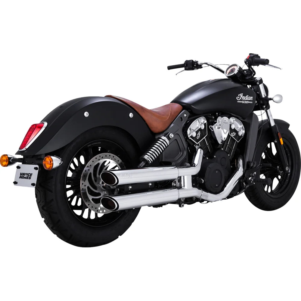 Silenciadores deslizantes twin slash de 3"