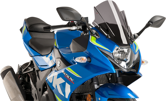 Parabrisas Z-Racing - Parabrisas de carrera - 14-3/8" - Ahumado oscuro - Suzuki