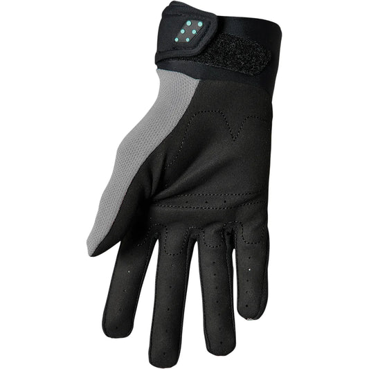 Guantes spectrum gris/negro/menta