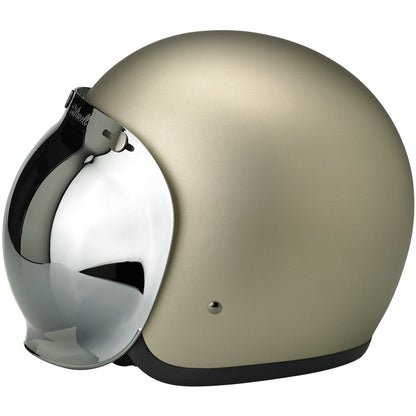 Burbuja de 3 broches para casco Biltwell - espejo cromo