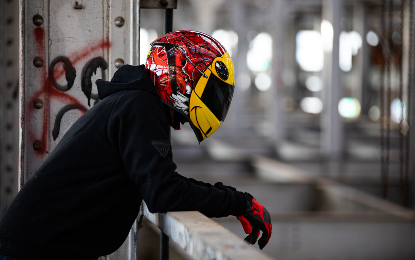 Casco ICON Airform MIPS Brozak - Rojo