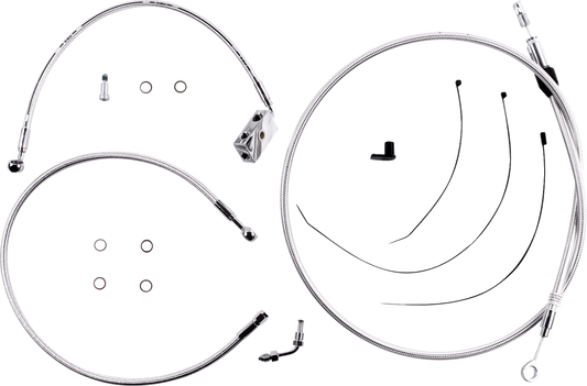 Kit de instalación de manillar de diseñador Sterling Chromite II® - Kit de instalación de manillar de diseñador Sterling Chromite II® - 6" - Softail '18-'24