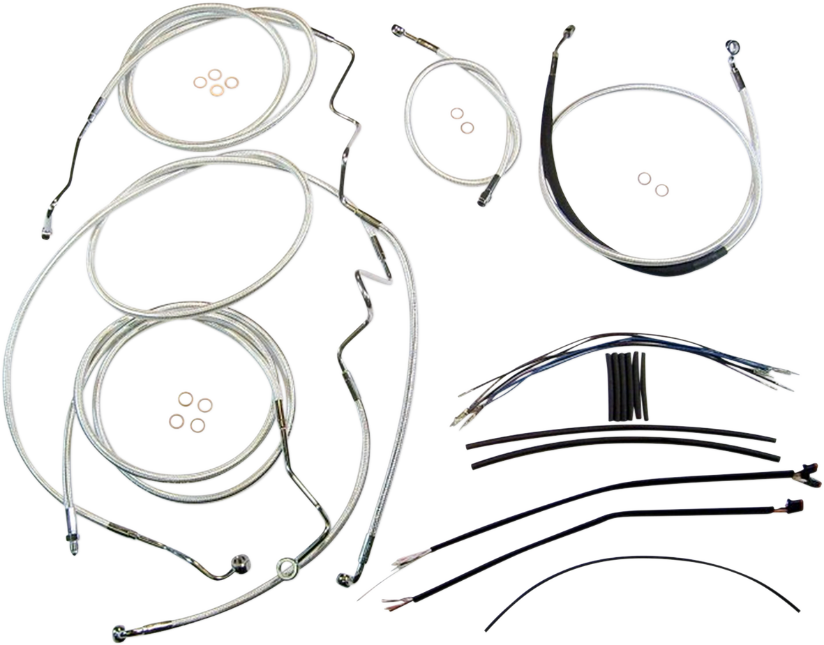Kit de instalación de manillar de diseñador Sterling Chromite II® - Kit de instalación de manillar de diseñador Sterling Chromite II® - 12"-14" - FLHR '17-'19