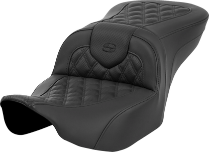 Asiento Roadsofa™ con costura de celosía - Asiento Roadsofa™ - sin respaldo - Costura de celosía - Negro - FL '23-'24