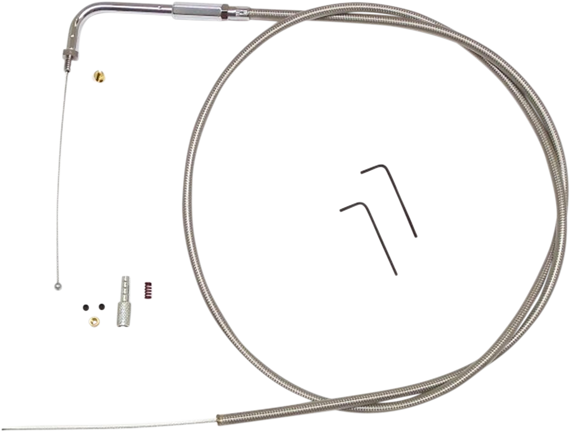 Kit de cables de control BYO™ Build Your Own™ - Kit de cables de control BYO™ Build Your Own™ - Acelerador/ralentí - Acero inoxidable