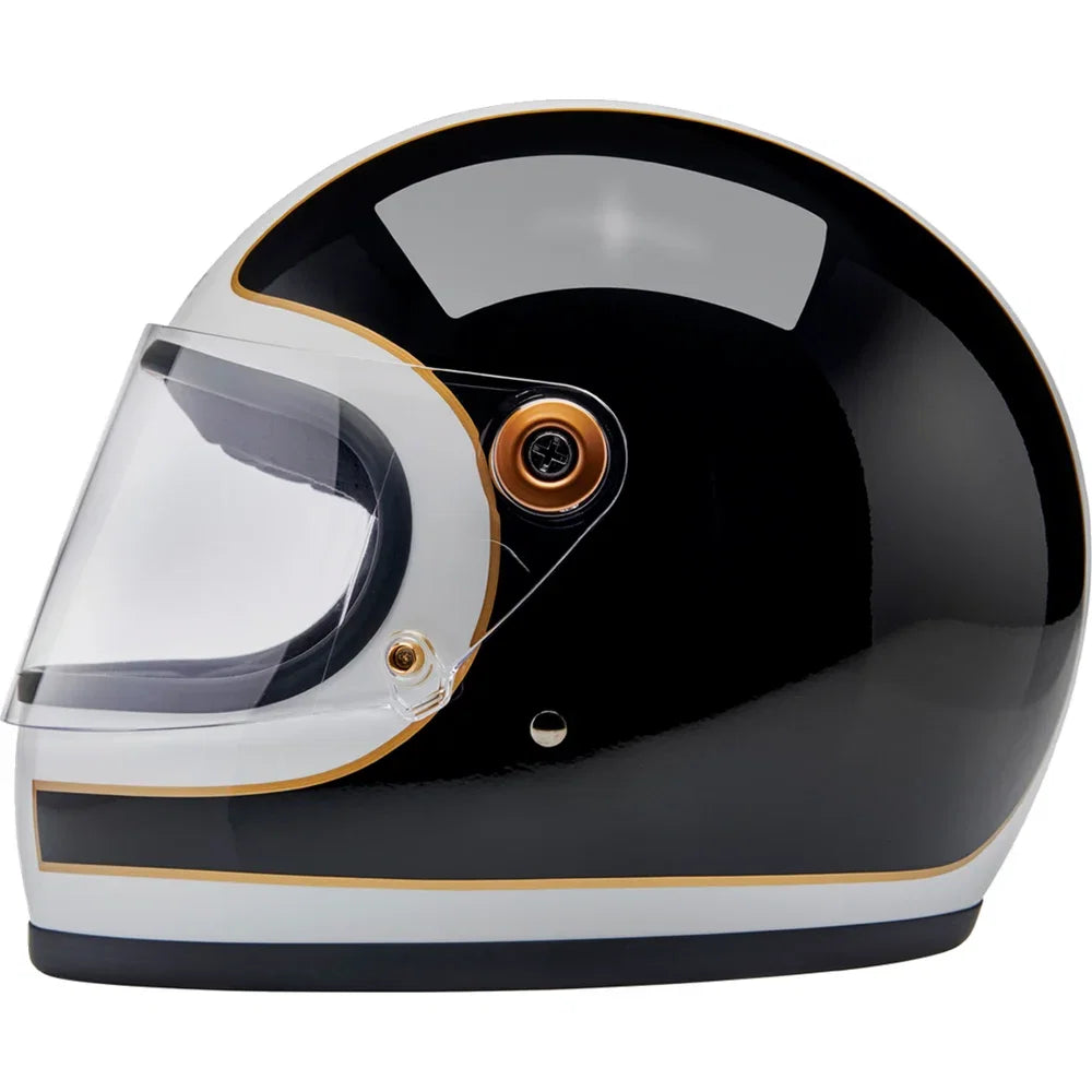 Casco Biltwell Gringo S Gloss White/Black Tracker
