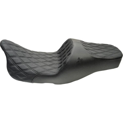 Asiento SLYFOX Chariot Black Double Diamond Stitch Black Logo FLH/FLT '23.5-'26