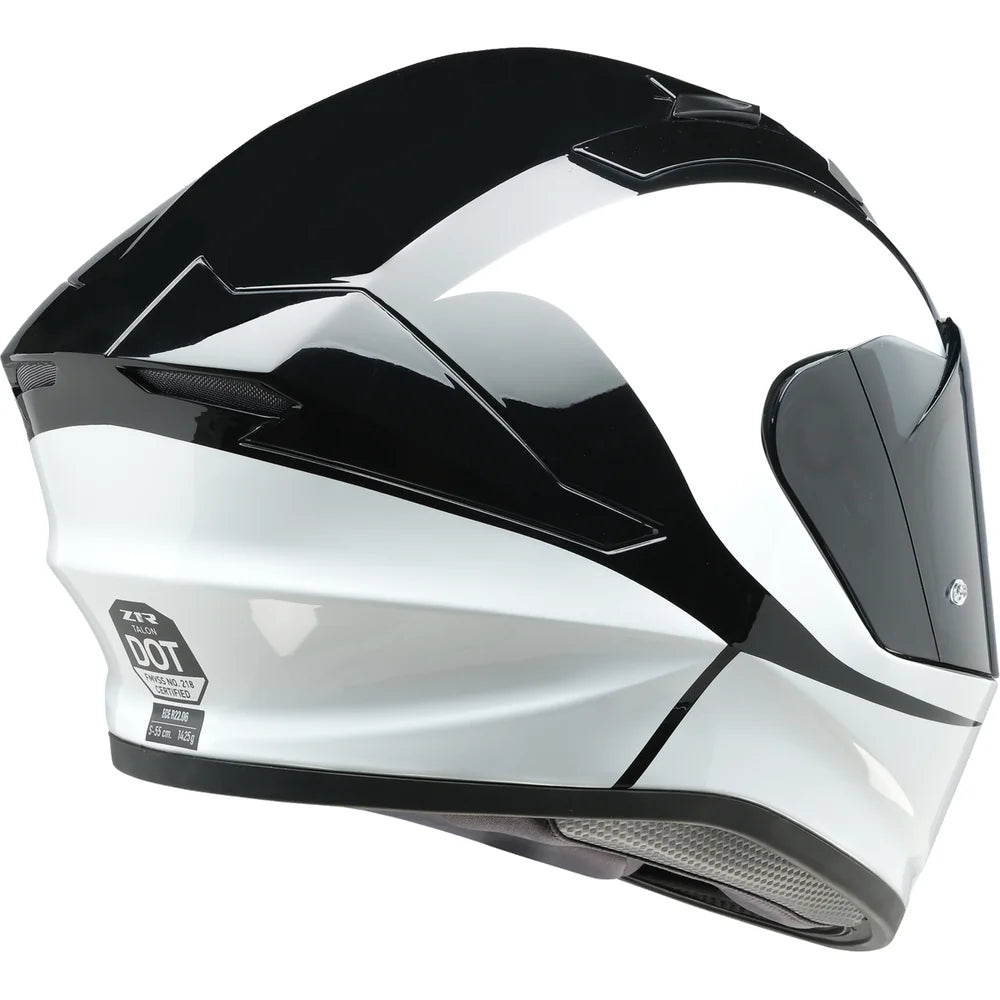 Casco Z1R Talon Stunna White/Black