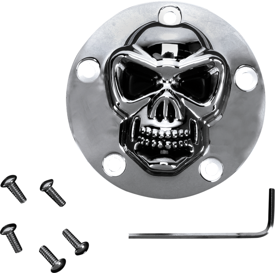 Cubierta de puntos de calavera 3-D