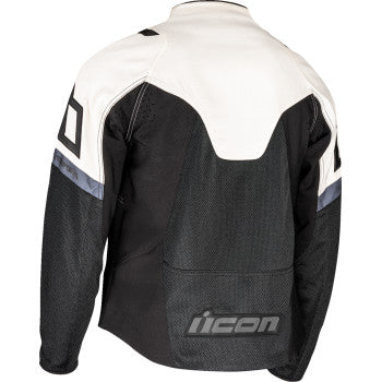 Chamarra Icon Contra3 para hombre - Blanco/Negro