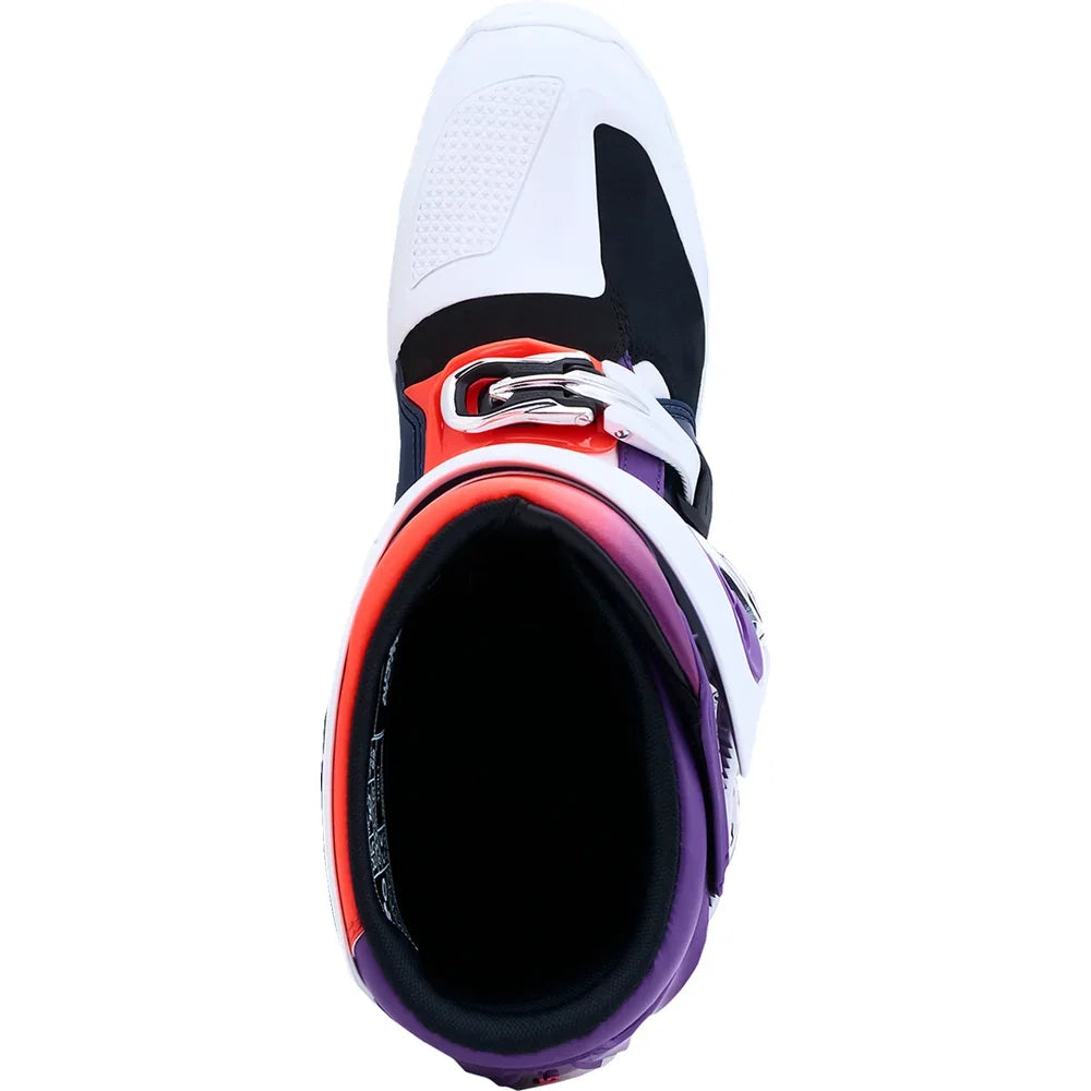 Botas Alpinestars Tech 7 Purple/Blue/Fluorescent Red/White