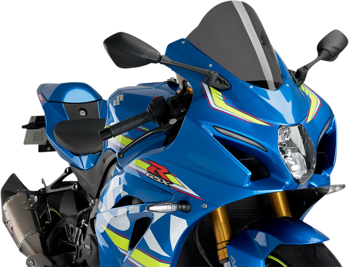 Parabrisas Z-Racing - Parabrisas de carrera - 11-1/4" - Ahumado oscuro - GSX-R