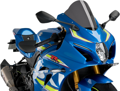 Parabrisas Z-Racing - Parabrisas de carrera - 11-1/4" - Ahumado oscuro - GSX-R