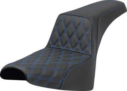 Asiento elevado con costura de celosía - Asiento elevado - Costura de celosía delantera - Costura azul - FXST/FXBB '18-'25