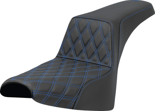 Asiento elevado con costura de celosía - Asiento elevado - Costura de celosía delantera - Costura azul - FXST/FXBB '18-'25