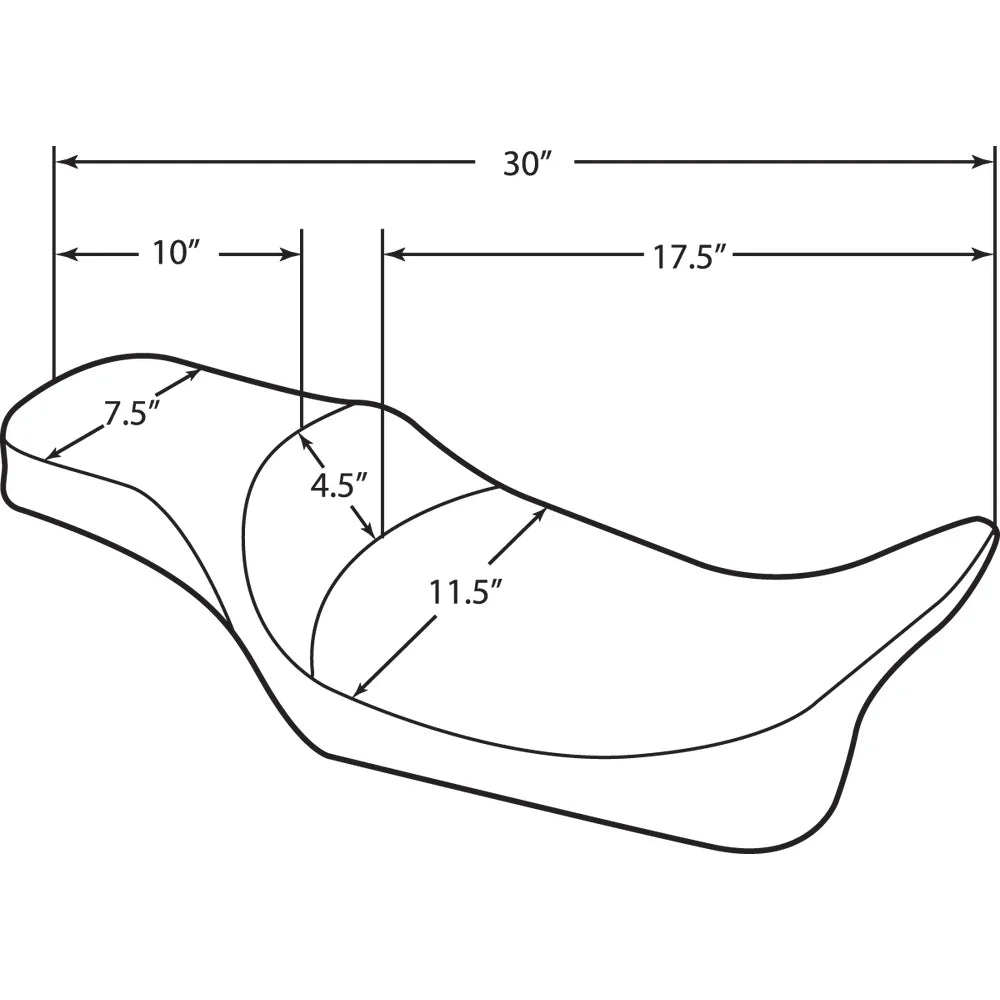 Asiento predator de alcance extendido para 2 personas