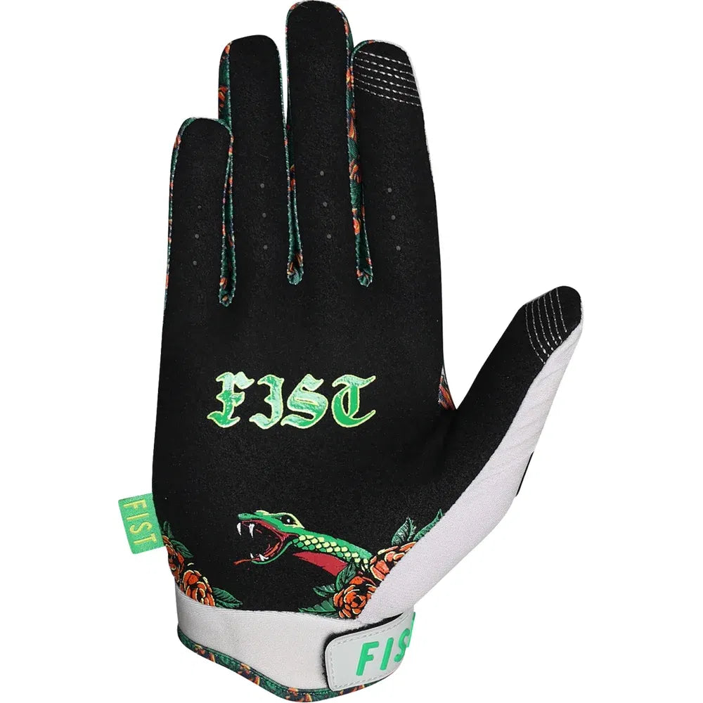 Guantes venenosos atados