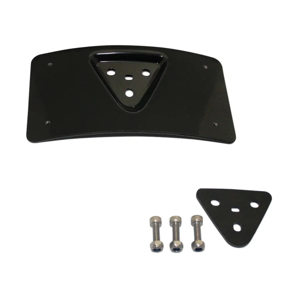 Soporte de placa de matrícula radial