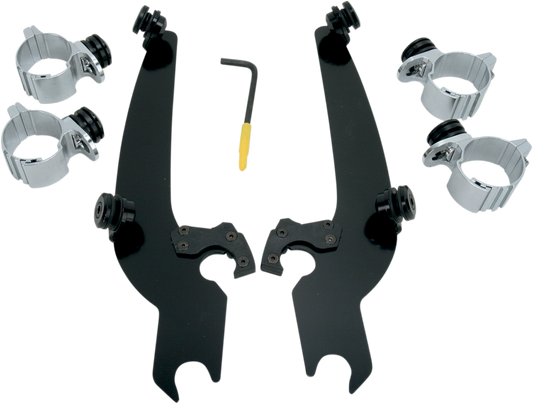 Kit de montaje completo Sportshield Trigger-Lock - Kit de montaje Sportshield Trigger-Lock - Negro - Estrecho
