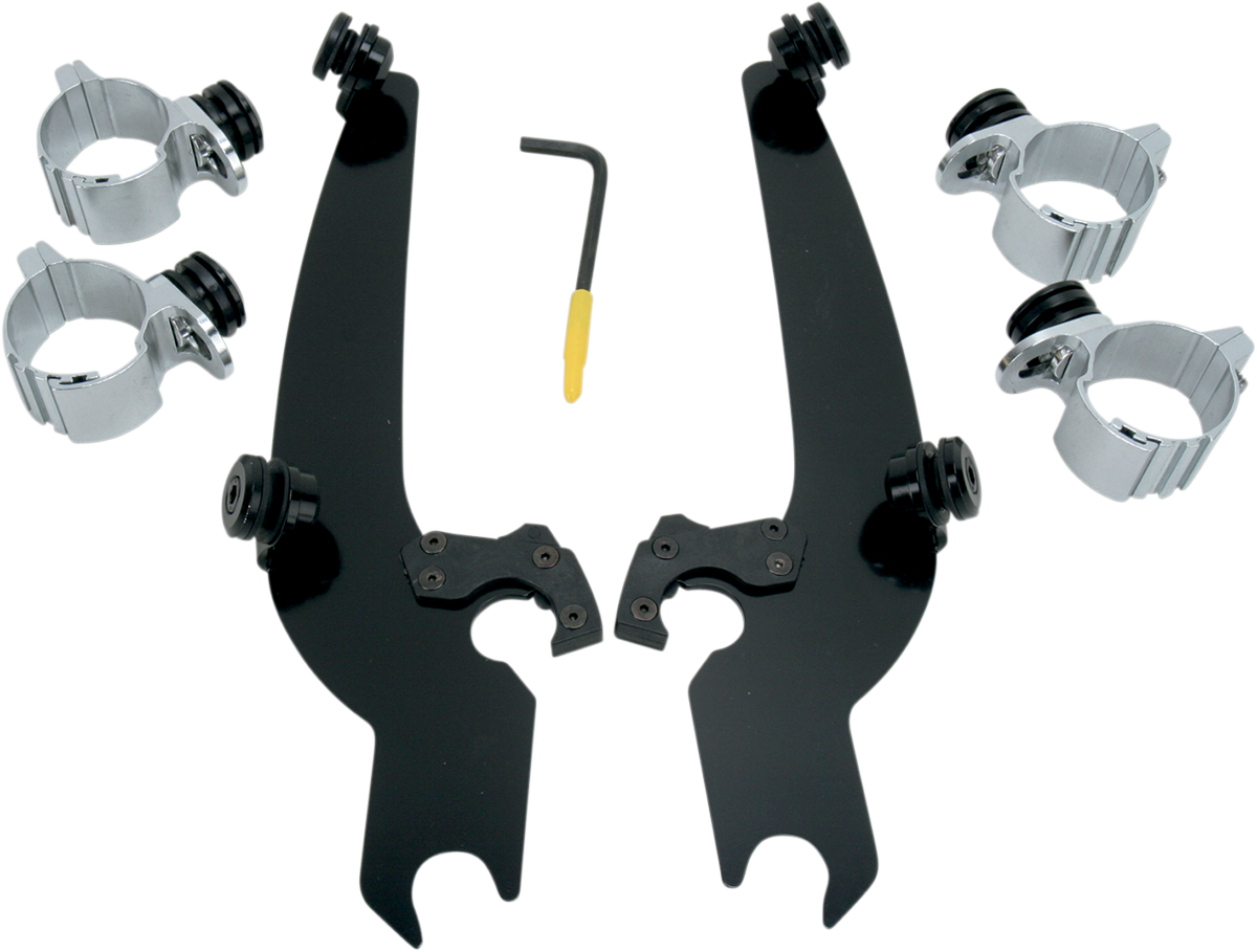 Kit de montaje completo Sportshield Trigger-Lock - Kit de montaje Sportshield Trigger-Lock - Negro - Estrecho