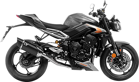 Sistema de escape LV-14 R - Sistema de escape LV-14 R - 3 en 1 - Negro - Street Triple 766 R/RS