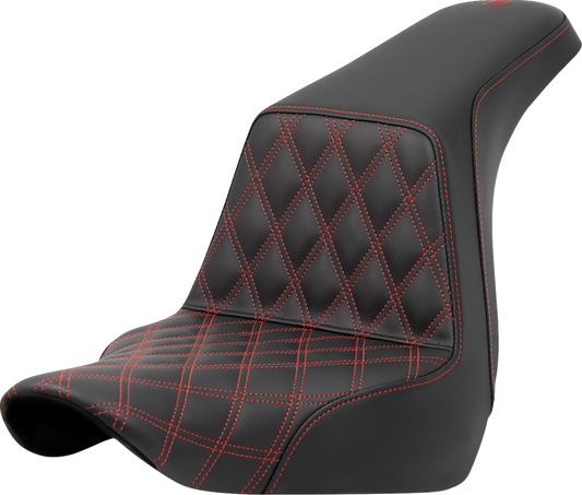 Asiento elevado con costura de celosía - Asiento elevado - Costura de celosía delantera - Costura roja - FXLR/FLSB '18-'24