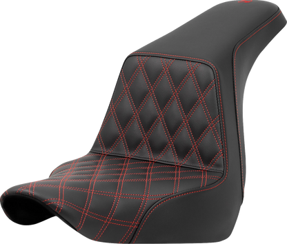 Asiento elevado con costura de celosía - Asiento elevado - Costura de celosía delantera - Costura roja - FXLR/FLSB '18-'24