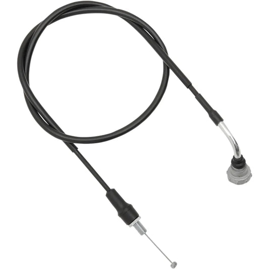 Cable del acelerador de vinilo negro.