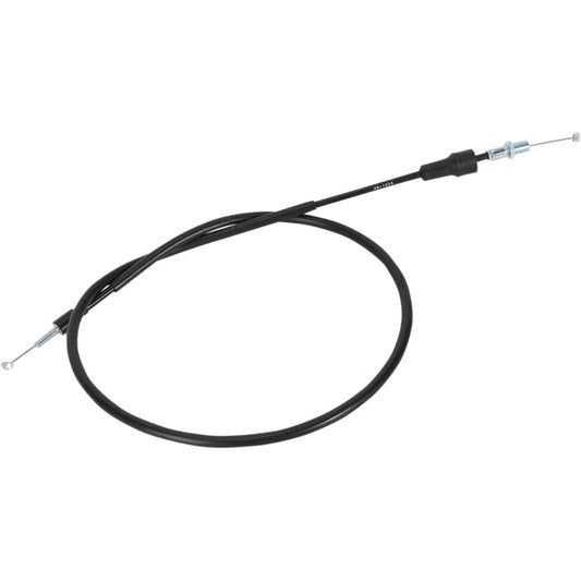 Cable del acelerador de vinilo negro.