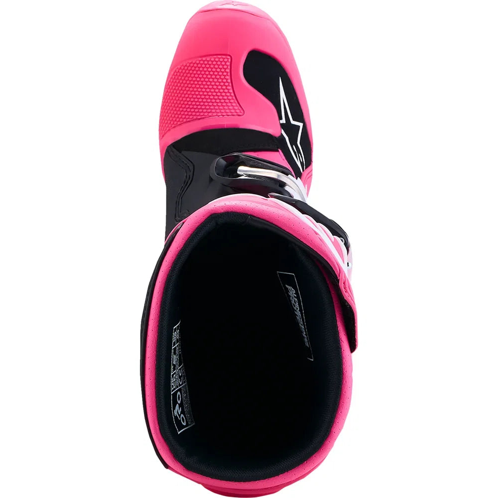 Botas Alpinestars Youth Tech 7S Fluorescent Pink/Black/White
