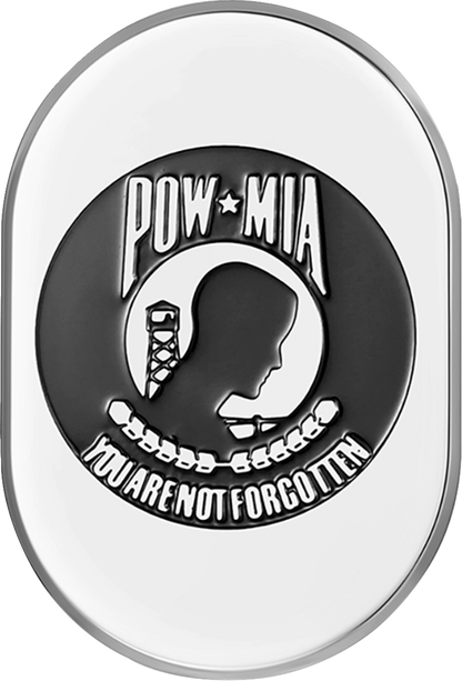 Cubierta de antena - Cubierta de antena - Guardabarros trasero izquierdo - POW-MIA - Cromo