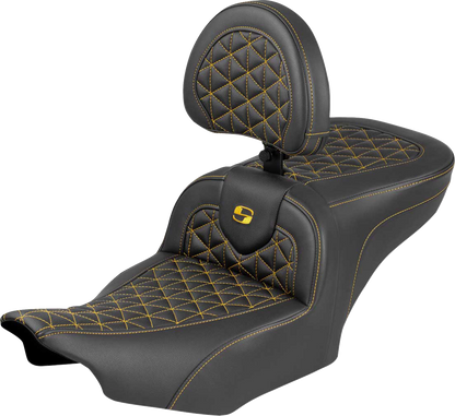 Asiento de alcance estándar Roadsofa™ - Asiento Roadsofa™ - con respaldo - Costura dorada - FLH/FLT '23-'25