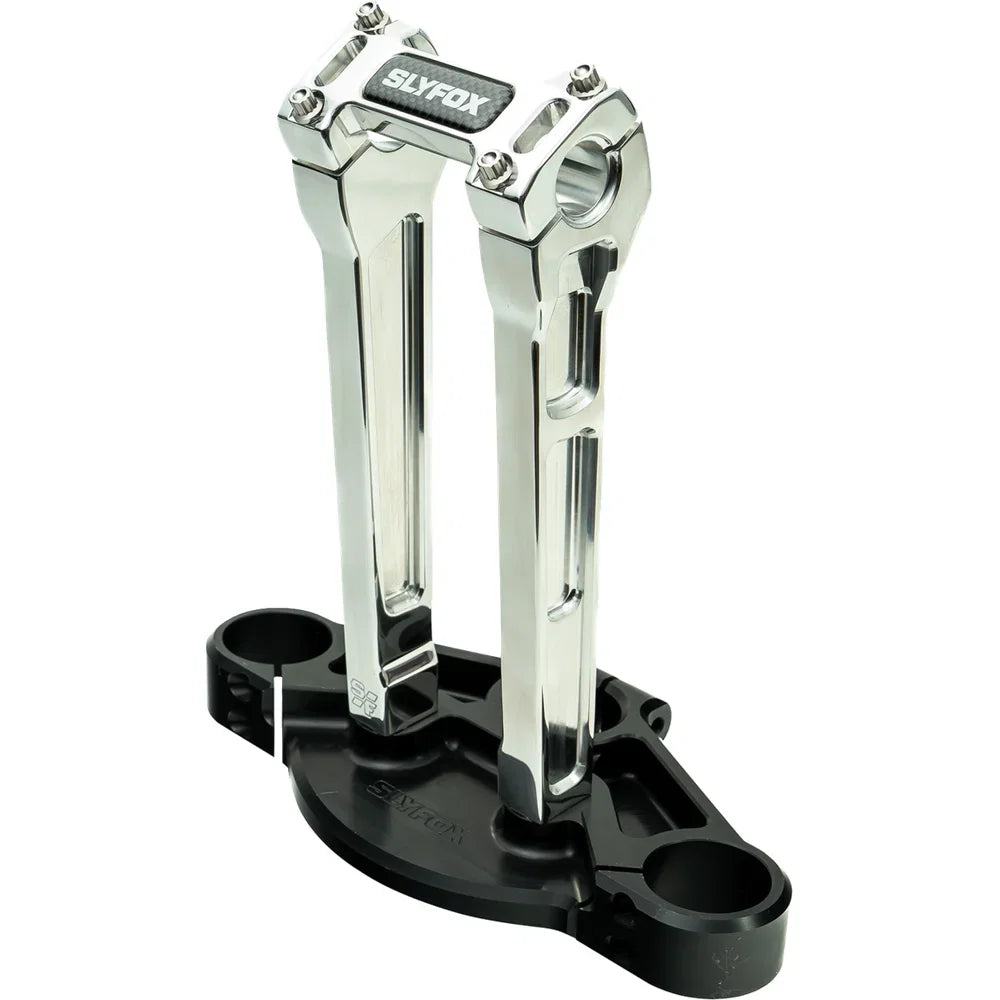 Kit SLYFOX Handlebar Riser Straight 1" Clamping 10" Rise