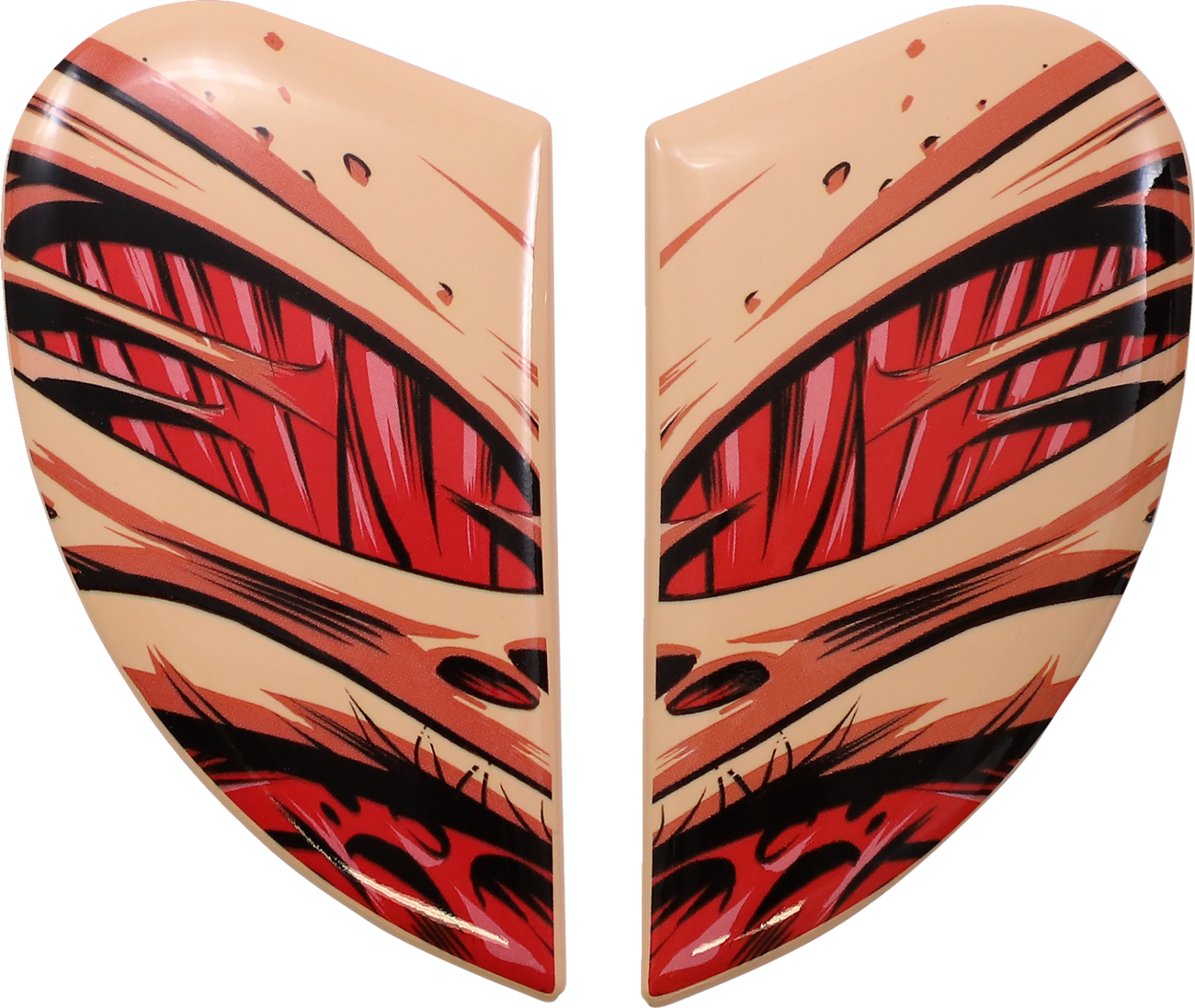 Placas laterales del casco Airform™: estiramiento facial