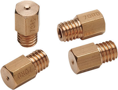 Jets principales de cabeza hexagonal estilo Mikuni (prefijo HJ) de A-Bax Precision - Jets principales de cabeza hexagonal estilo Mikuni (prefijo HJ) de precisión A-Bax - #410 - Paquete de 4