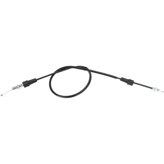 Cable del acelerador de vinilo negro.