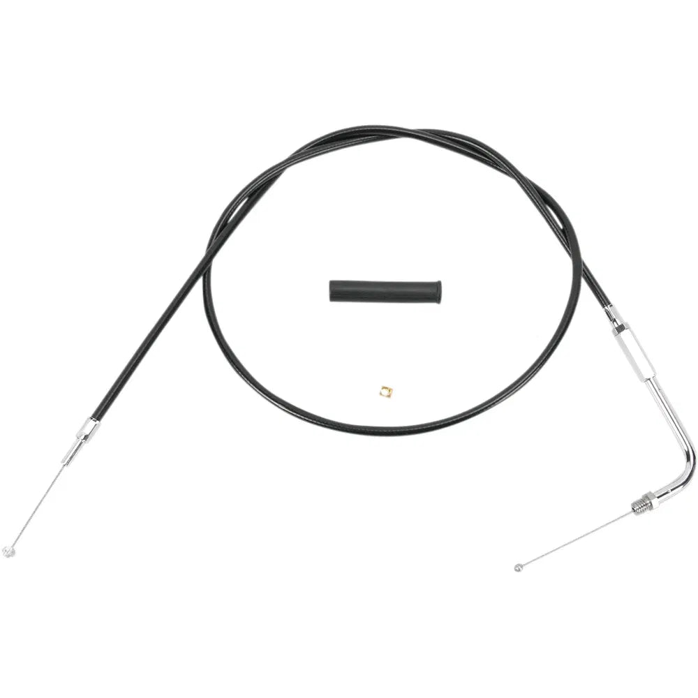 Cable de acelerador/ralentí de vinilo negro