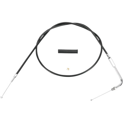 Cable de acelerador/ralentí de vinilo negro