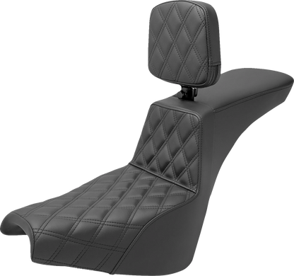 Asiento elevado Tour - Asiento elevado Tour - Respaldo del conductor - Costura de celosía delantera - FXBB/FXST '18-'24