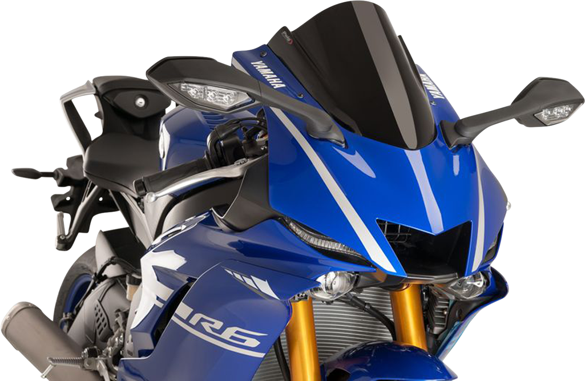 Parabrisas Z-Racing - Parabrisas de carrera - 14-1/4" - Negro - Yamaha