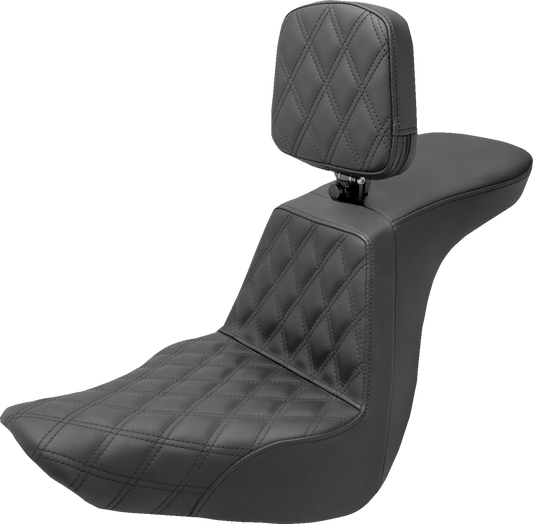 Asiento elevado Tour - Asiento elevado Tour - Respaldo del conductor - Costura de celosía delantera - FLSB/FXLR '18-'24