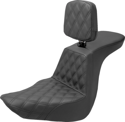 Asiento elevado Tour - Asiento elevado Tour - Respaldo del conductor - Costura de celosía delantera - FLSB/FXLR '18-'24