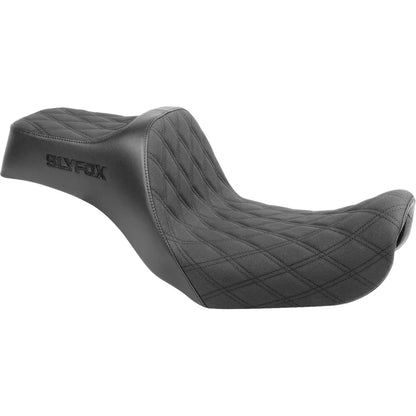 Asiento SLYFOX High Noon Double Diamond Black Logo Black Stitch FXD/FLD '06-'17