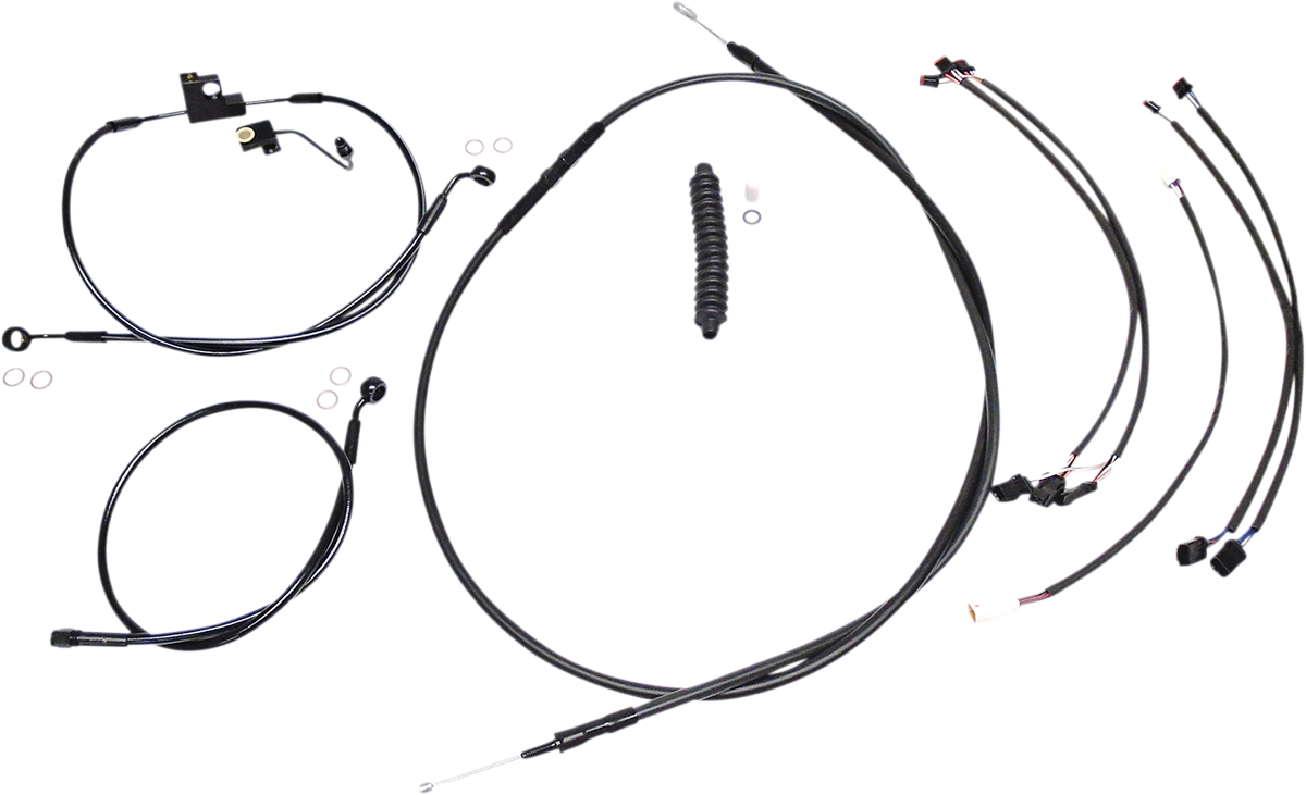 Kit de instalación de manillar XR - Kit de instalación de manillar XR - Colgadores Ape de 12"-14" - FXDLS '16-'17 - Negro